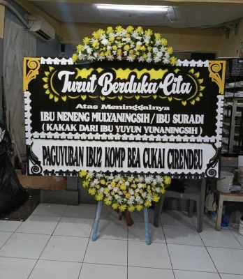 Papan Bunga di Kronjo